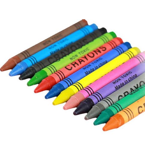 Sunny Silky Crayons Set, 36 Colors Soft Wax Content, Watercolor Effect,  Odorless, Safe, Great Gift for Children, Fun Art Activity